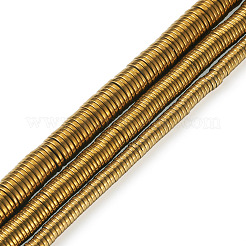 3 Strands 3 Styles Electroplate Non-magnetic Synthetic Hematite Beads Strands&nbsp;G-CW0001-09