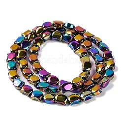 Electroplate Glass Beads Strands&nbsp;EGLA-Q128-09A-FP03