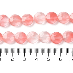 Cherry Quartz Glass Beads Strands&nbsp;G-K357-B09-01