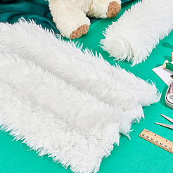 2Pc Polyester Plush Fabric&nbsp;AJEW-PH0007-53D