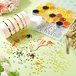 DIY 24 Styles ABS & Acrylic Beads Jewelry Making Finding Kit&nbsp;DIY-TAC0031-02
