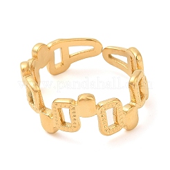 304 Stainless Steel Hollow Open Cuff Rings for Women&nbsp;STAS-D085-35G