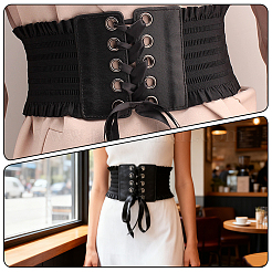 1Pc Imitation Leather Stretch Belts for Women&nbsp;AJEW-CL0002-93B