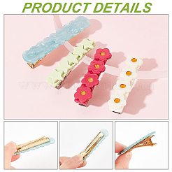 16Pcs 12 Style Fashion Acrylic Alligator Hair Clip&nbsp;PHAR-CA0001-003