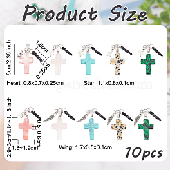 10Pcs Plastic Mobile Dustproof Plugs&nbsp;HJEW-AB00059
