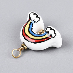 Handmade Porcelain Pendants&nbsp;PORC-T135-04