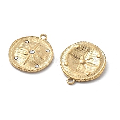 304 Stainless Steel Rhinestone Pendants&nbsp;STAS-Z121-51G