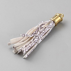 PU Leather Tassel Pendants&nbsp;FIND-CJC0011-56B