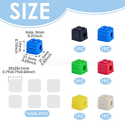 6Pcs PP Plastic Cable Organizers Clips&nbsp;AJEW-TADJ0001-35