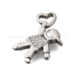 304 Stainless Steel Pendants&nbsp;STAS-Q362-01D-P