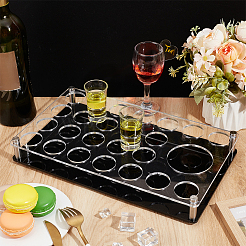 Acrylic Wine Glass Display Stands&nbsp;ODIS-WH0061-82A-01