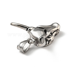 304 Stainless Steel Pendants&nbsp;STAS-E058-17AS