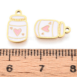 304 Stainless Steel Enamel Charms&nbsp;STAS-T065-64G-01