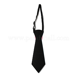 Easter Theme Rabbit Egg Glitter Felt Necktie&nbsp;AJEW-C030-01D