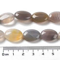 Natural Grey Agate Beads Strands&nbsp;G-L164-A-37