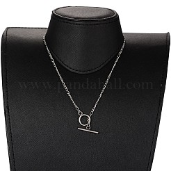Non-Tarnish 304 Stainless Steel Figaro Chain Necklace&nbsp;X-NJEW-JN01290