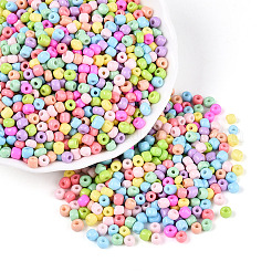 6/0 Baking Paint Glass Seed Beads&nbsp;SEED-S003-KM-02