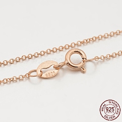 925 Sterling Silver Rolo Chain Necklaces&nbsp;STER-M086-21B