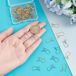 80Pcs 4 Style 316 Stainless Steel Earring Hooks&nbsp;STAS-UN0038-26