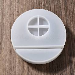 Flat Round DIY Candle Silicone Molds&nbsp;DIY-A056-01C