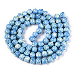 Baking Paint Glass Beads Strands&nbsp;DGLA-N016-10mm-09
