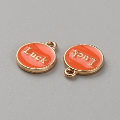 KC Gold Plated Alloy Enamel Pendants&nbsp;ENAM-CJC0001-19KCG-02