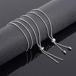 304 Stainless Steel Box Chain Necklace Making&nbsp;MAK-UN0001-05P