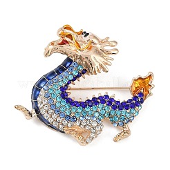 Dragon Alloy Rhinestones Brooches&nbsp;JEWB-S022-09B