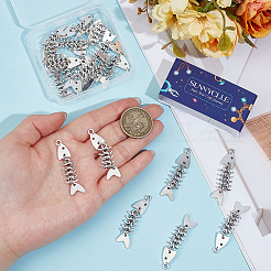 24Pcs Tibetan Style Alloy Pendants&nbsp;FIND-SC0021-15
