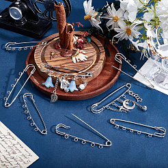 30Pcs Iron Brooch Findings &nbsp;FIND-SC0020-46P