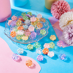 70Pcs 14 Colors Opaque & Transparent Acrylic Beads&nbsp;OACR-TA0002-78