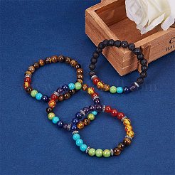 DIY Chakra Bracelet Making&nbsp;DIY-SC0009-49AS