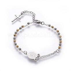 201 Stainless Steel Charm Bracelets&nbsp;BJEW-P258-15