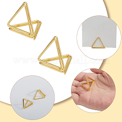 32Pcs Mini Iron Place Card Holders&nbsp;ODIS-SP0001-07