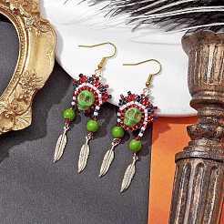 Iron Dangle Stud Earring&nbsp;EJEW-MZ00189-02