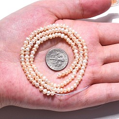 Natural Cultured Freshwater Pearl Beads Strands&nbsp;PEAR-N013-03B