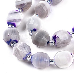 Natural Agate(Dyed) Beads Strands&nbsp;G-T141-05A