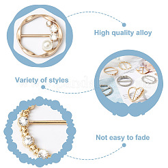 10Pcs 10 Style Alloy Slide Buckles&nbsp;FIND-BY0001-10