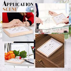 Wood Ring Display Boards&nbsp;RDIS-WH0009-008A