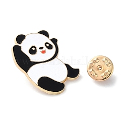 Cartoon Panda Enamel Pins&nbsp;JEWB-G033-01A