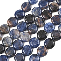 Natural Sodalite Beads Strands&nbsp;G-L648-B07-15mm