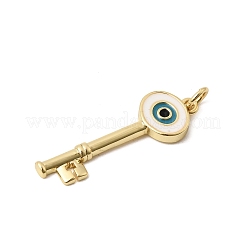 Brass Enamel Pendants&nbsp;KK-H267-084G