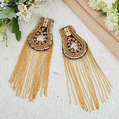 2Pcs Fashionable Tassel Epaulettes&nbsp;FIND-FH0008-80G
