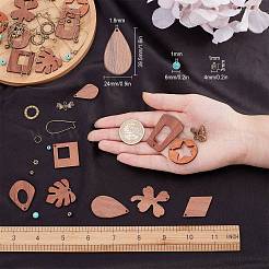 Bohemia Dangle Hoop Earring DIY Making Kit&nbsp;DIY-SC0017-65