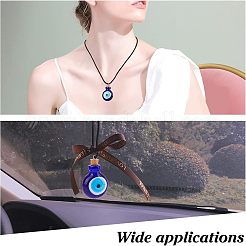 Handmade Lampwork Perfume Bottle Pendants&nbsp;LAMP-NB0001-20