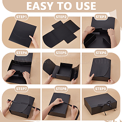 Cardboard Paper Gift Packing Boxes with Ribbon&nbsp;CON-WH0107-60A