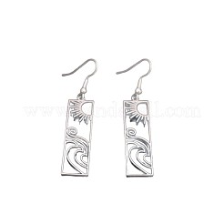 304 Stainless Steel Dangle Earrings&nbsp;WGA6FB3-01