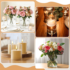 Column Glass Vase Ornaments&nbsp;AJEW-WH0696-770A