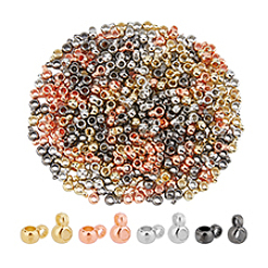400Pcs 4 Colors CCB Plastic Tube Bails&nbsp;CCB-DC0001-08
