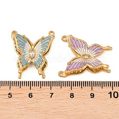 304 Stainless Steel Enamel Pendants&nbsp;STAS-A135-08G